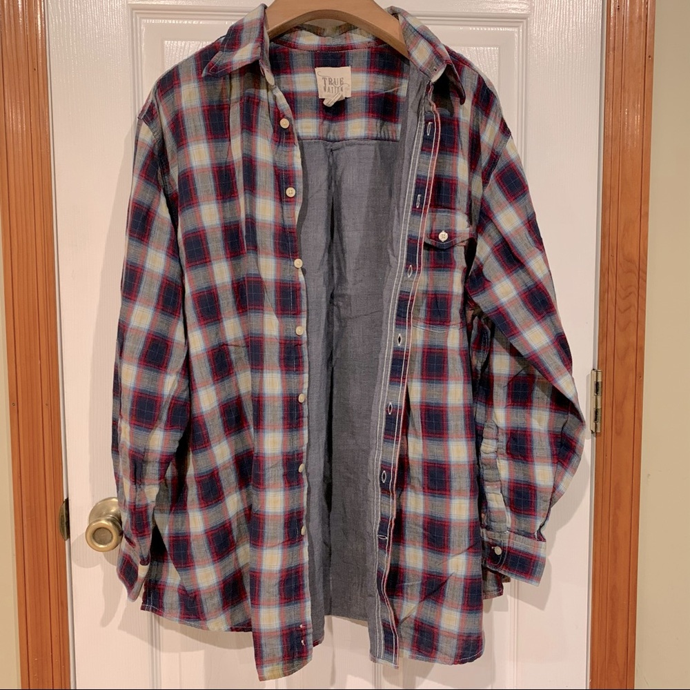 DXL True Nation Plaid Shirt 2XL
